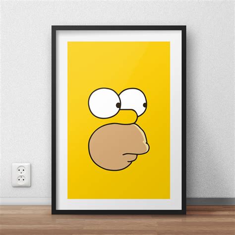 simpsons wall art|homer simpson wall.